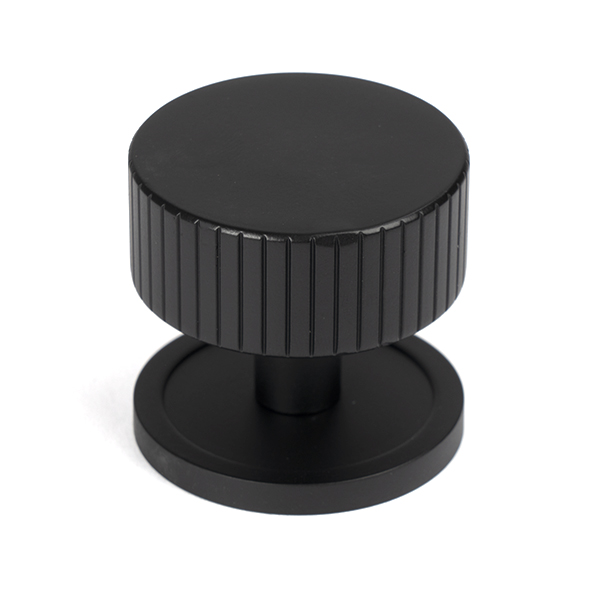 Matt Black Judd Cabinet Knob - 38mm (Plain)