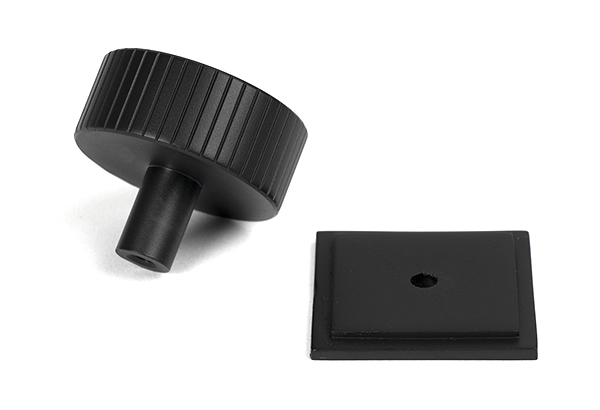 Matt Black Judd Cabinet Knob - 38mm (Square)