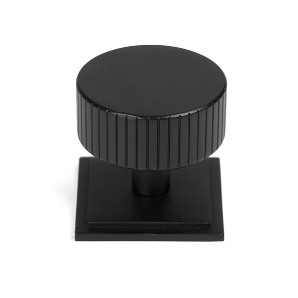 Matt Black Judd Cabinet Knob - 38mm (Square)