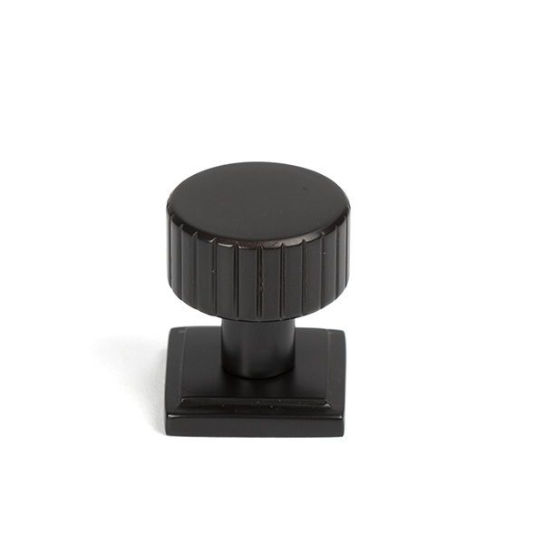 Aged Bronze Judd Cabinet Knob - 25mm (Square)