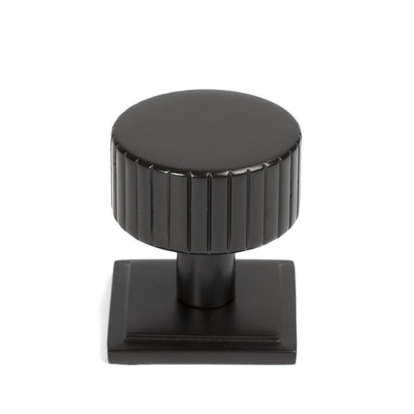 Aged Bronze Judd Cabinet Knob - 32mm (Square)