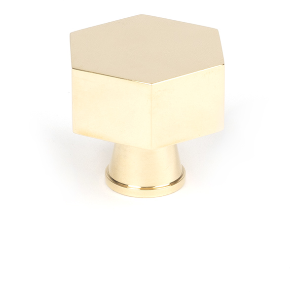 Polished Brass Kahlo Cabinet Knob - 38mm