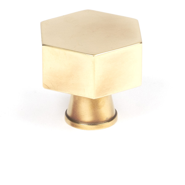 Aged Brass Kahlo Cabinet Knob - 38mm
