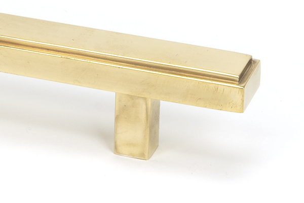 Aged Brass Scully Pull Handle - Small