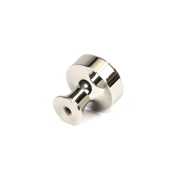 Polished Nickel Scully Cabinet Knob - 25mm