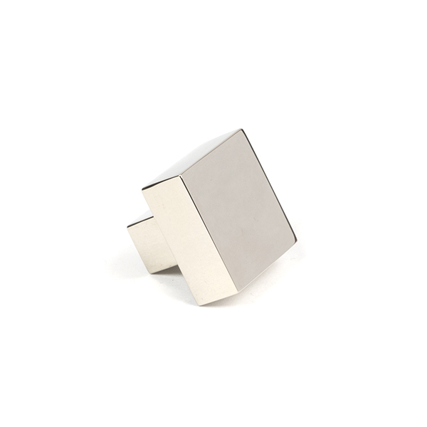 Polished Nickel Albers Cabinet Knob - 30mm