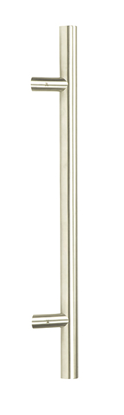 Satin Marine SS (316) 0.6m Offset T Bar Handle Bolt Fix 32mm Ø