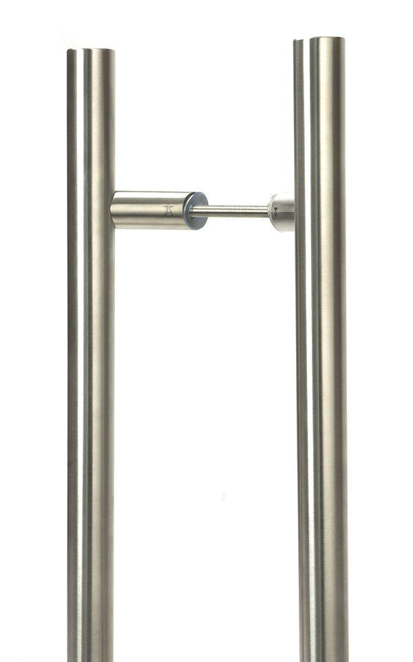 Satin Marine SS (316) 1.2m Offset T Bar Handle B2B 32mm Ø