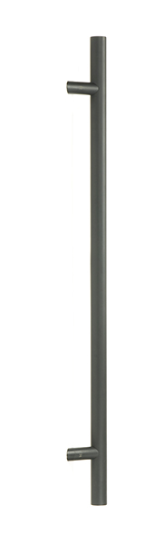 Matt Black (316) 0.9m Offset T Bar Handle Bolt Fix 32mm Ø