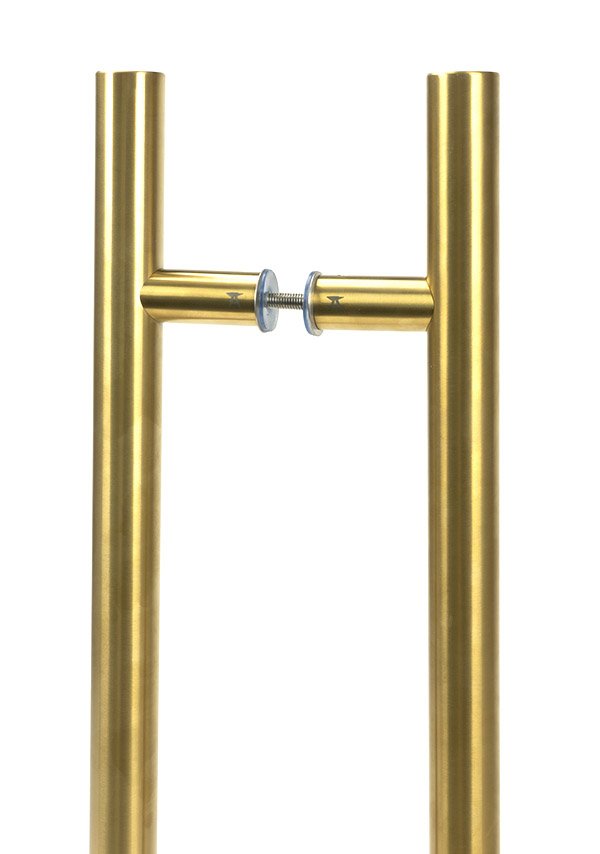 Aged Brass (316) 0.9m T Bar Handle B2B 32mm Ø