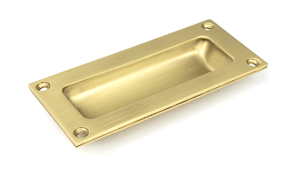 Satin Brass Flush Handle