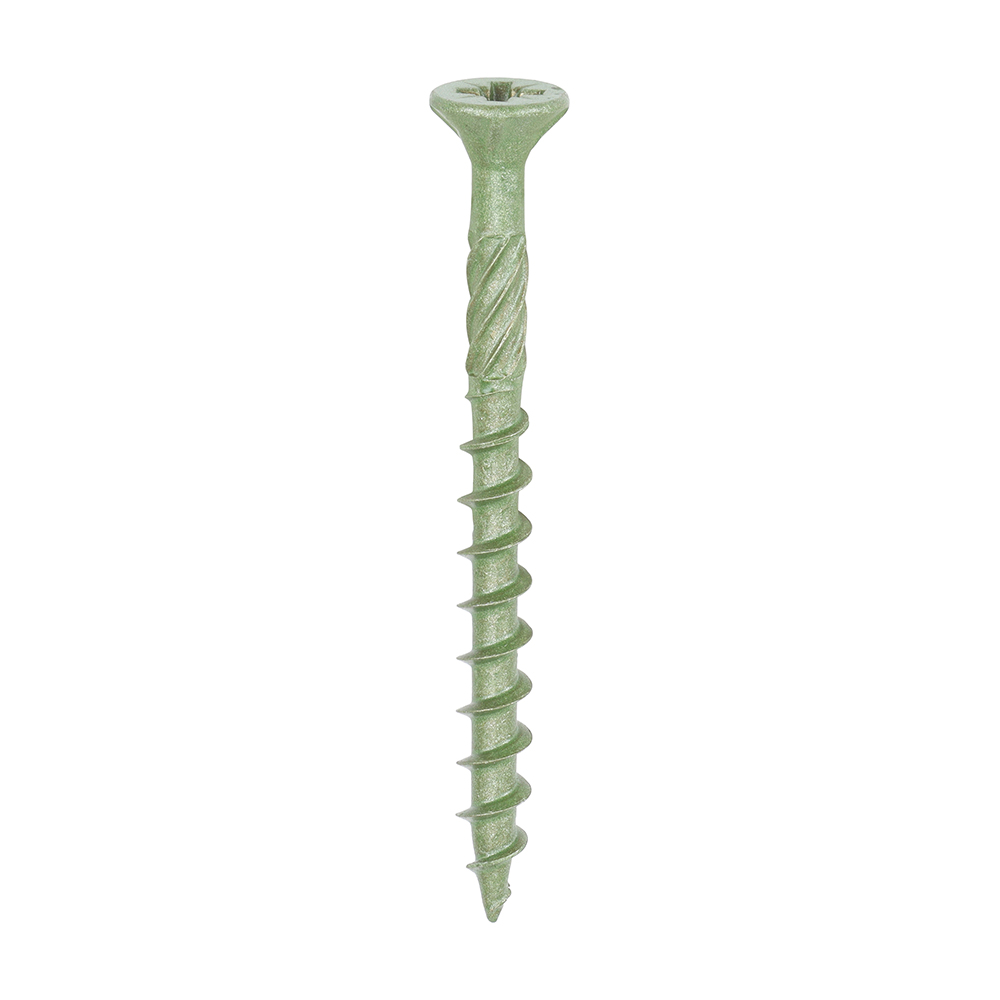 Decking Screws - PZ - Double Countersunk - Exterior - Green - 4.5x50 - (2000)