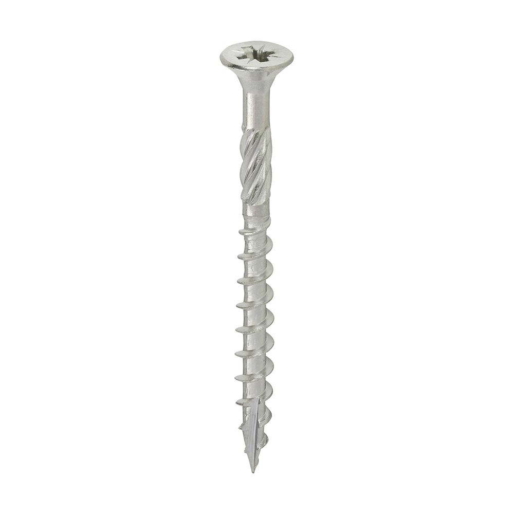 Decking Screws - PZ - Double Countersunk - Stainless Steel - 4.5x50
