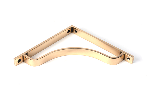 Polished Bronze Abingdon Shelf Bracket (200mm x 200mm)