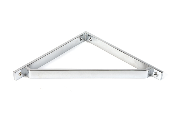 Polished Chrome Barton Shelf Bracket (200mm x 200mm)