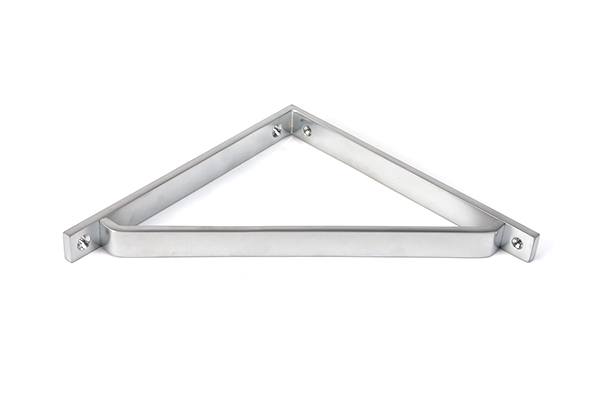 Satin Chrome Barton Shelf Bracket (200mm x 200mm)