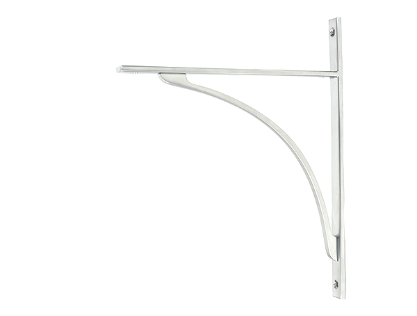 Satin Chrome Apperley Shelf Bracket (314mm x 250mm)