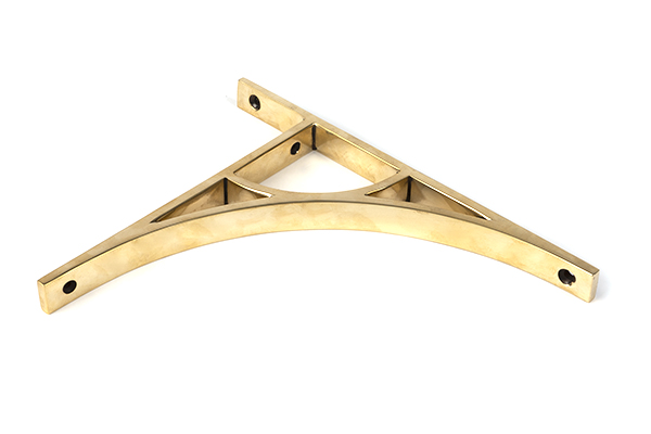 Aged Brass Tyne Shelf Bracket (260mm x 200mm)