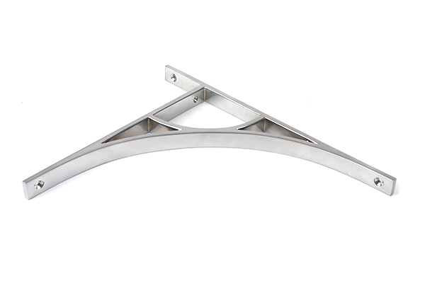 Satin Chrome Tyne Shelf Bracket (314mm x 250mm)