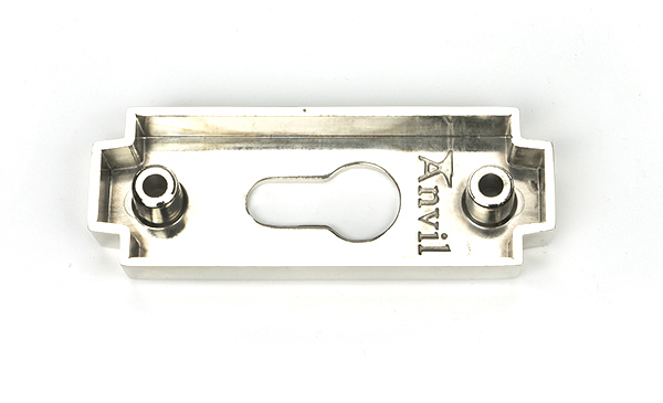 Polished Nickel Art Deco Euro Escutcheon