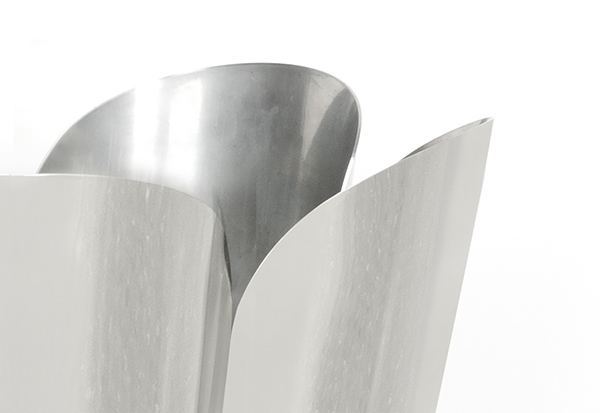 Polished Marine SS (316) 40cm Flora Pot (Drainage holes)