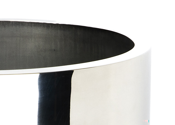 Polished Marine SS (316) 28cm Newlyn Pot (Drainage holes)