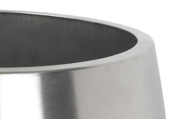 Satin Marine SS (316) 28cm Hepworth Pot (Drainage holes)