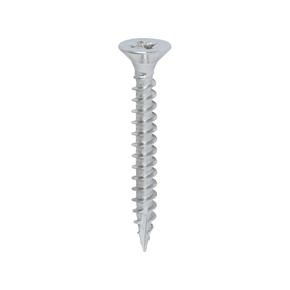 Classic Multi-Purpose Screws - PZ - Double Countersunk - A2 Stainless Steel - 6.0x50