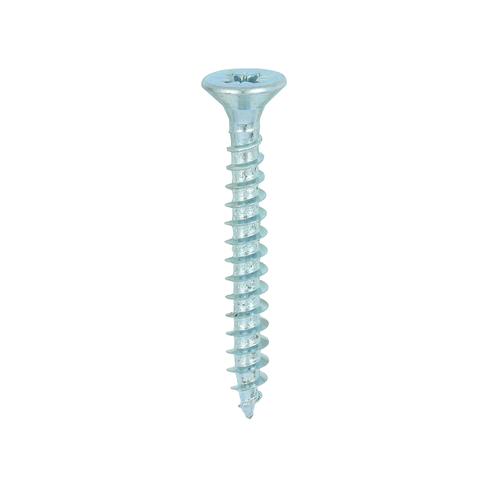 Solo Chipboard & Woodscrews - PZ - Double Countersunk - Zinc - 6.0x50