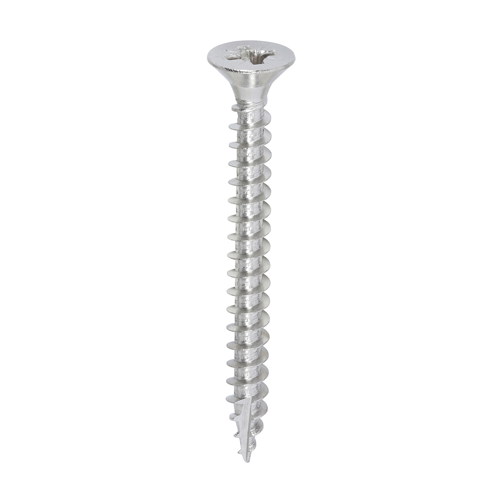 Classic Multi-Purpose Screws - PZ - Double Countersunk - A2 Stainless Steel - 6.0x60