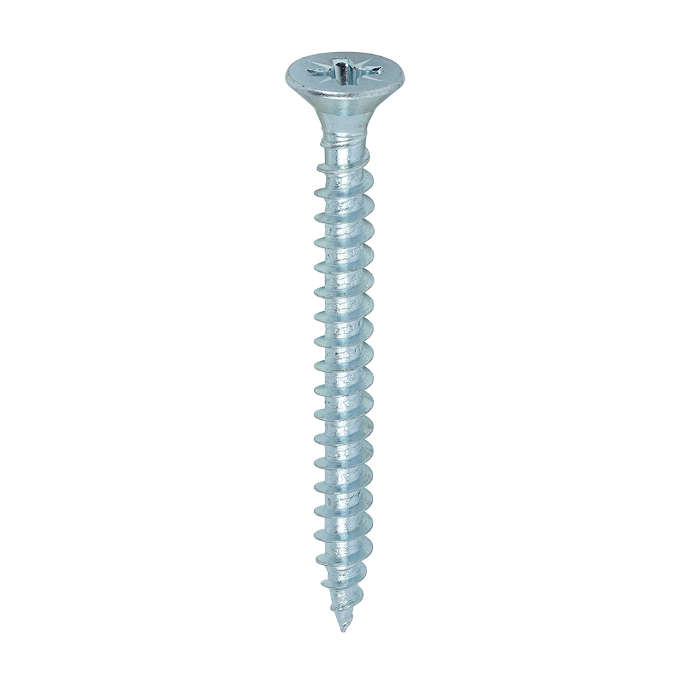 Solo Chipboard & Woodscrews - PZ - Double Countersunk - Zinc - 6.0x60