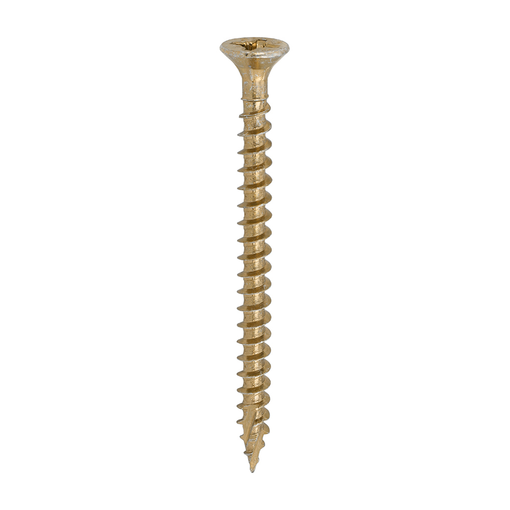 C2 Strong-Fix - PZ - Double Countersunk - Twin-Cut - Yellow - 6.0x80