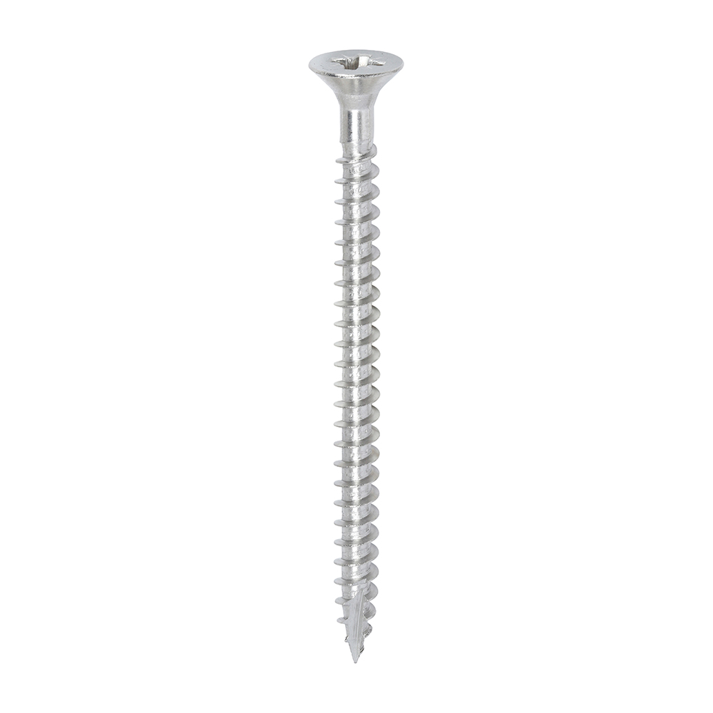 Classic Multi-Purpose Screws - PZ - Double Countersunk - A2 Stainless Steel - 6.0x80