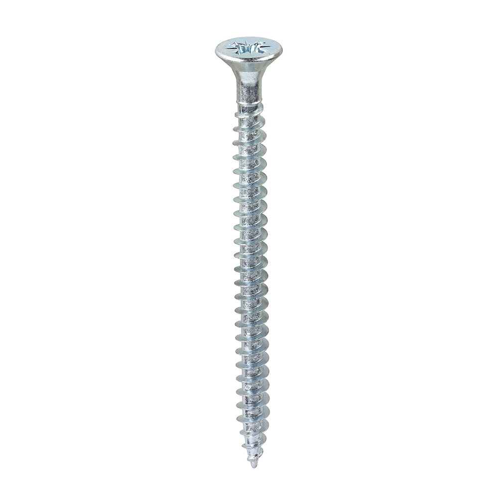 Solo Chipboard & Woodscrews - PZ - Double Countersunk - Zinc - 6.0x80