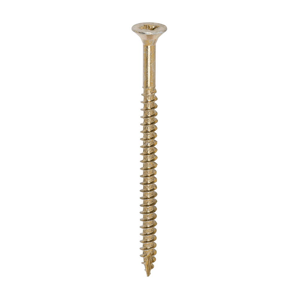 Classic Multi-Purpose Screws - PZ - Double Countersunk - Yellow - 6.0x90