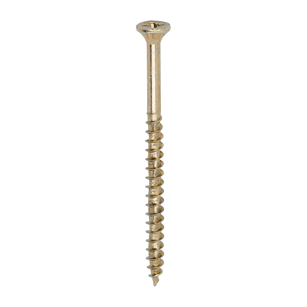 Velocity Premium Multi-Use Screws - PZ - Double Countersunk - Yellow - 6.0x90