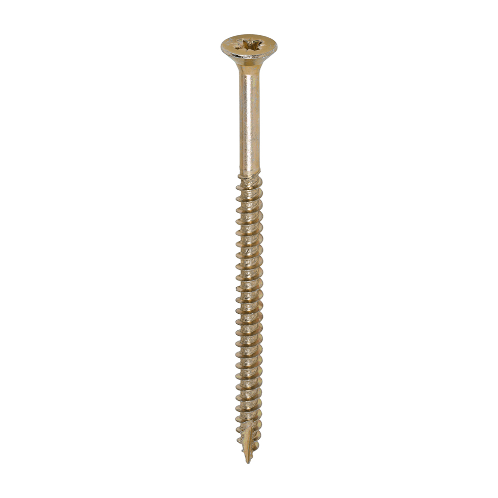 Classic Multi-Purpose Screws - PZ - Double Countersunk - Yellow - 6.0x100