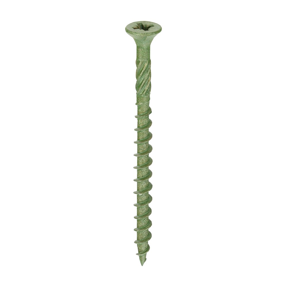 Decking Screws - PZ - Double Countersunk - Exterior - Green - 4.5x60 - (1500)