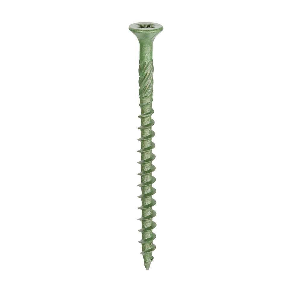 Decking Screws - PZ - Double Countersunk - Exterior - Green - 4.5x60