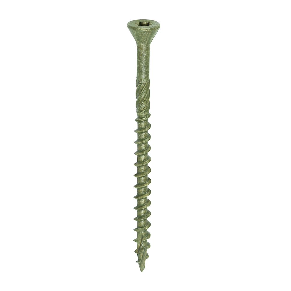 C2 Deck-Fix - TX - Countersunk with Ribs - Twin-Cut - Green - 4.5x65