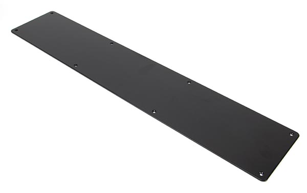 Black 780mm x 150mm Kick Plate