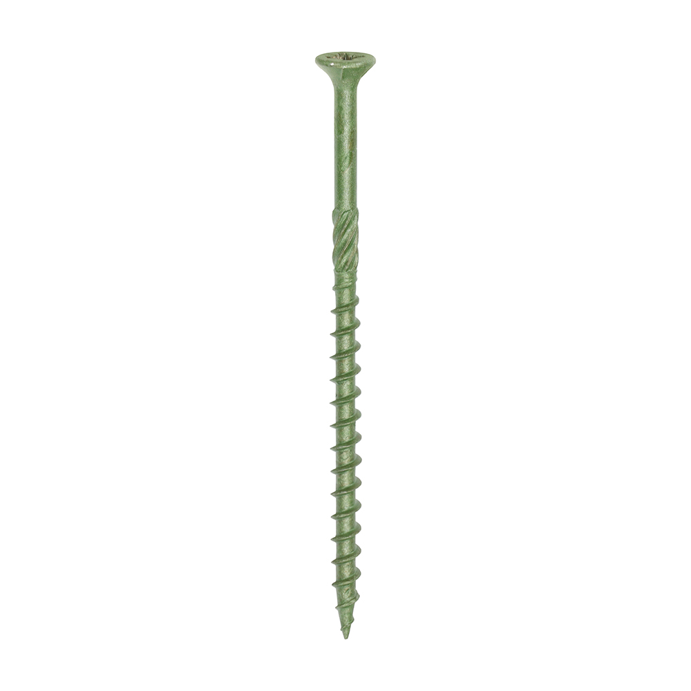 Decking Screws - PZ - Double Countersunk - Exterior - Green - 4.5x80