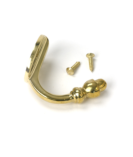Polished Brass Coat Hook