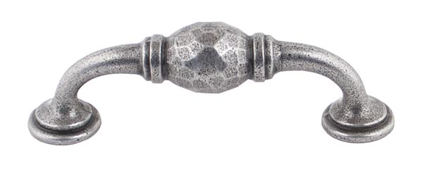 Natural Smooth 5" Hammered D Handle