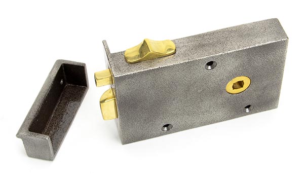 Iron Right Hand Bathroom Latch