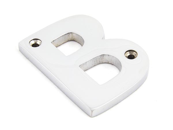 Polished Chrome Letter B