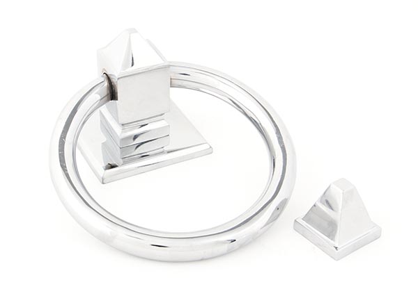 Polished Chrome Ring Door Knocker
