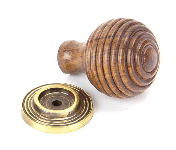 Rosewood and AB Beehive Cabinet Knob 35mm