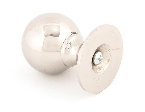 Polished Nickel Ball Cabinet Knob 39mm