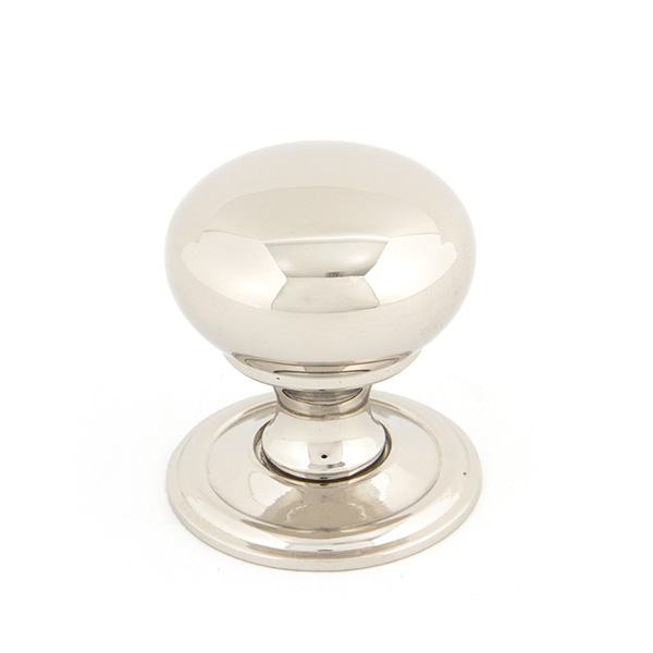 Polished Nickel Mushroom Cabinet Knob 32mm